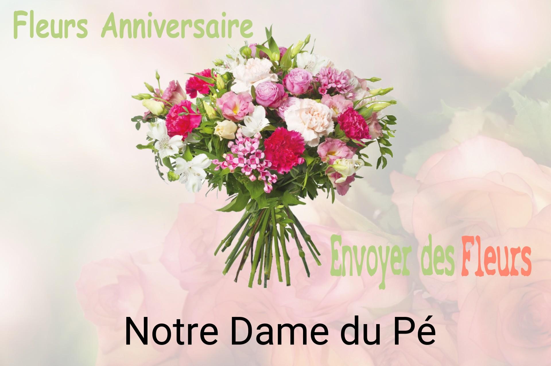 Bouquet de fleurs d’anniversaire livré à Notre-Dame-du-Pé