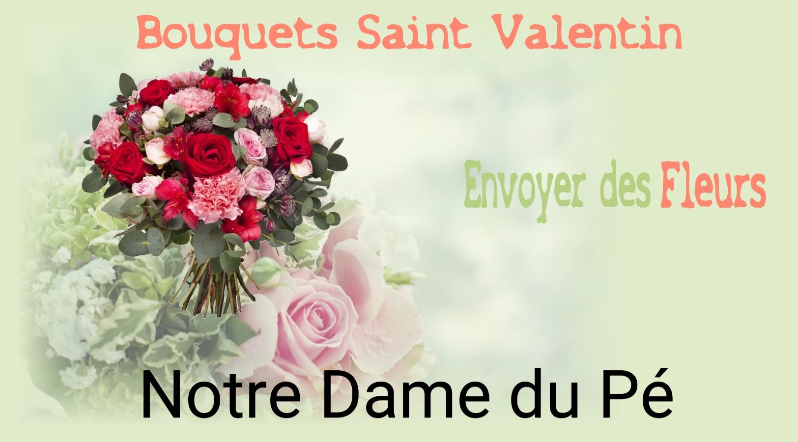 Roses de Saint-Valentin livrées à Notre-Dame-du-Pé